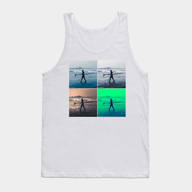 Surf's up in colour Tank Top by SandiLin